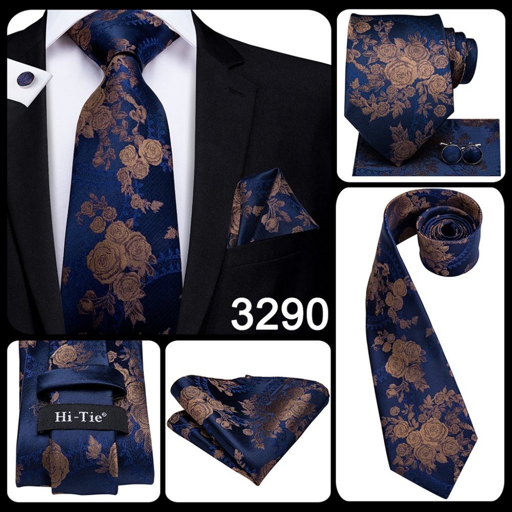 Rose Tie Set